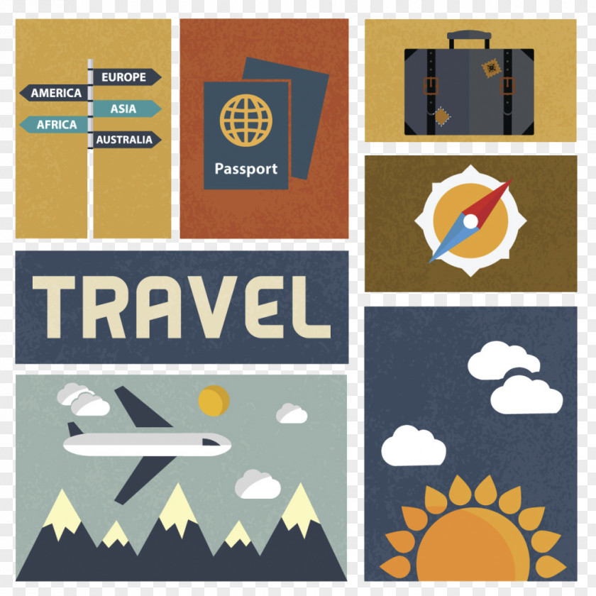 Travel Vector Material Photography Royalty-free Illustration PNG