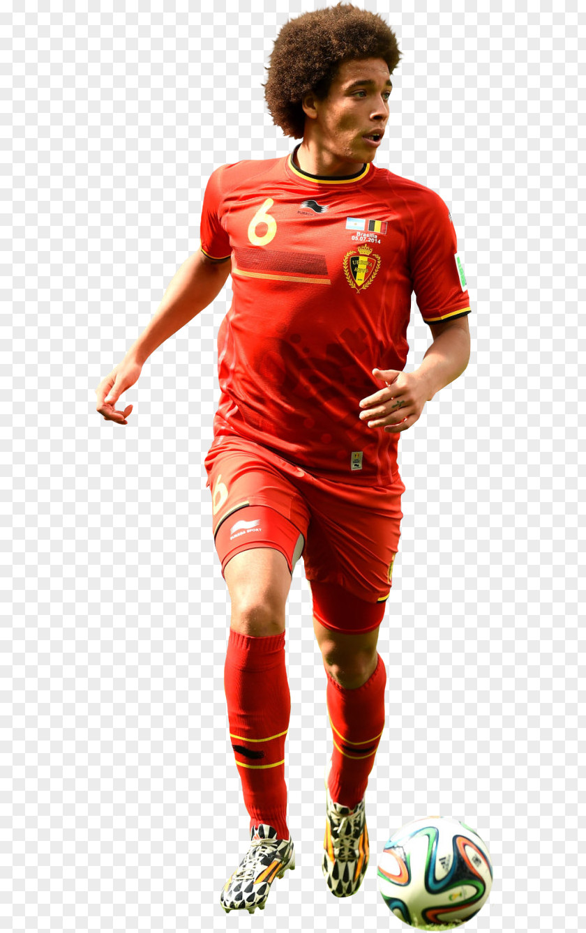 Axel Witsel Soccer Player Belgium National Football Team Jersey PNG