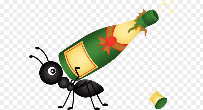 Carry The Bottle Of Ants Ant Food Picnic Clip Art PNG