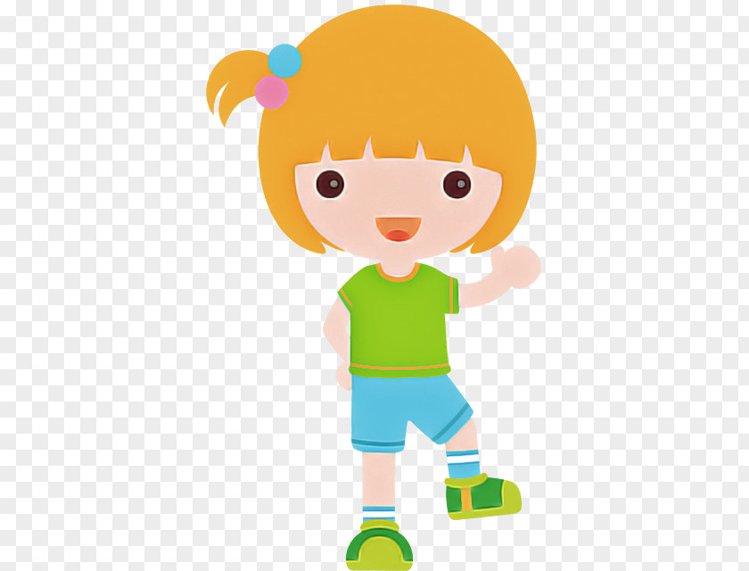 Cartoon Child Happy Play PNG