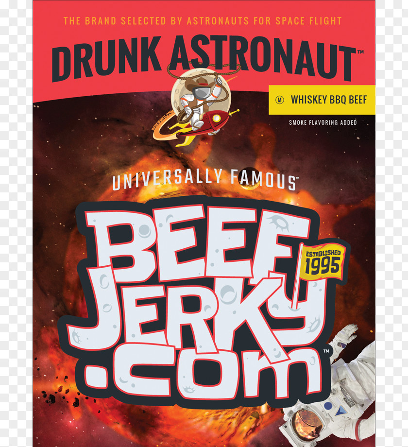 Jerky Drunk Astronaut: SS Beer Run Barbecue Whiskey Beef PNG