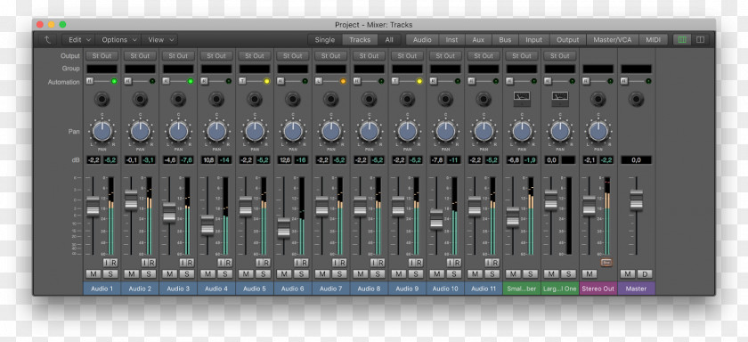 Logic Pro Audio Mixers Sound Reinforcement System Signal Recording Studio PNG