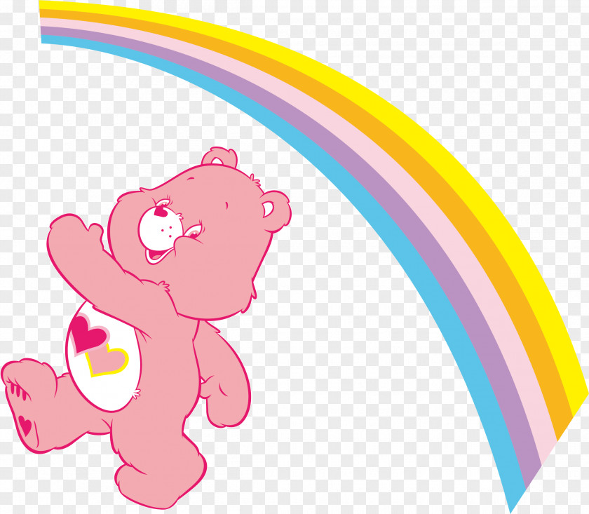 Rainbow Bear Clip Art PNG