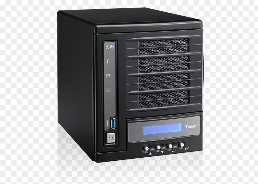 Thecus Network Storage Systems Computer Servers Data Intel Atom PNG