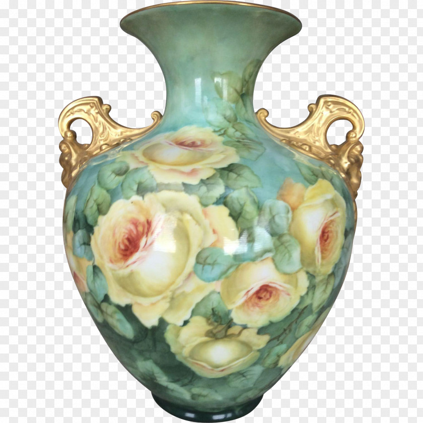 Vase Ceramic Pottery Turquoise PNG