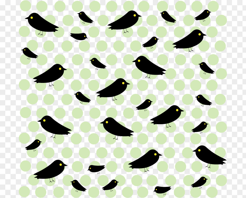 Light Green Background Vector Polka Dot Birds Bird Visual Arts Clip Art PNG