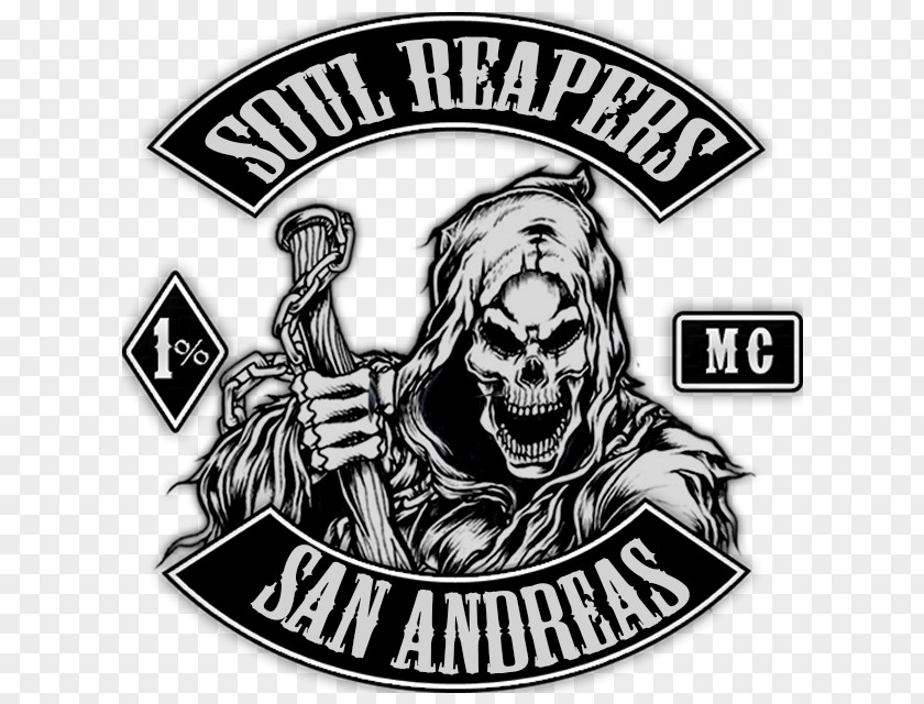 Motorcycle Grim Reapers Club Soul Death Organization PNG