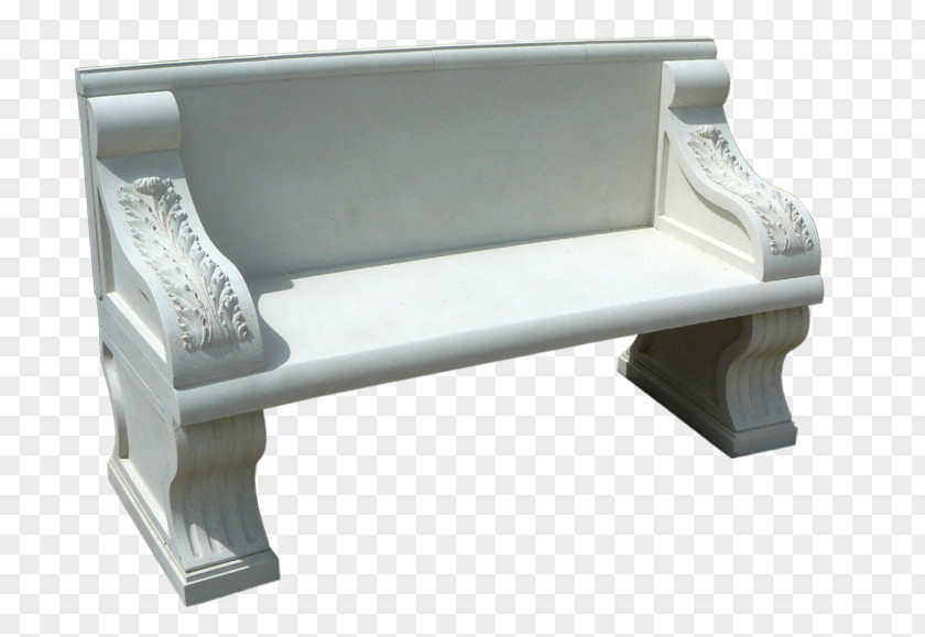 Table Bench Granite Garden Furniture PNG