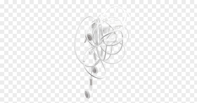 Tangle Drawing White PNG