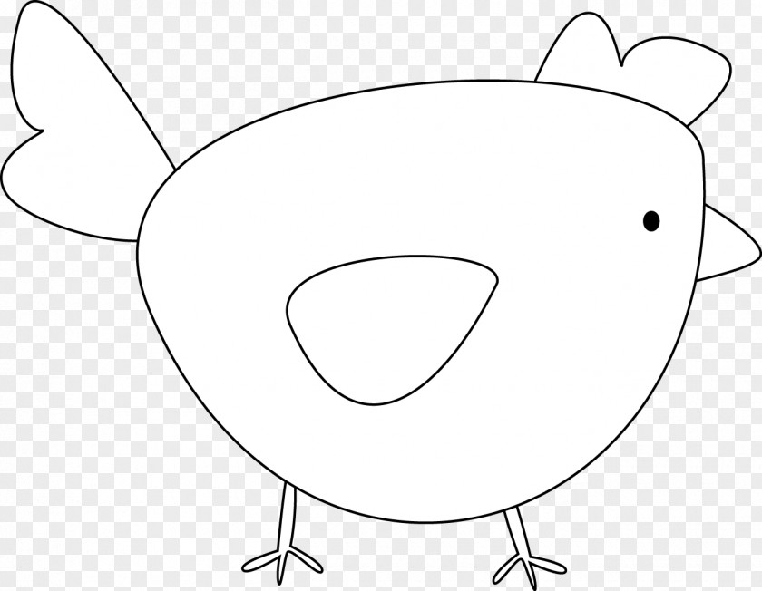 Hen Drawing Line Art Monochrome PNG