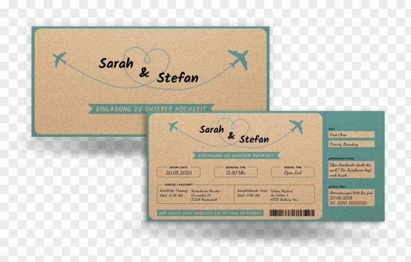 Save The Date Ticket Airline DIN Lang Vintage Clothing Laptop PNG