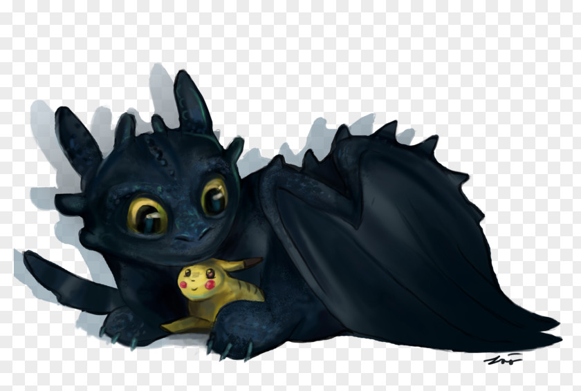 Toothless Pikachu DeviantArt Digital Art PNG