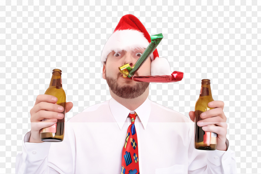 Wine Bottle Beer Party Hat PNG