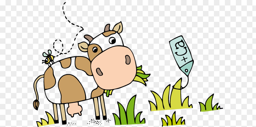 Cattle Cartoon Domestic Animal Clip Art PNG
