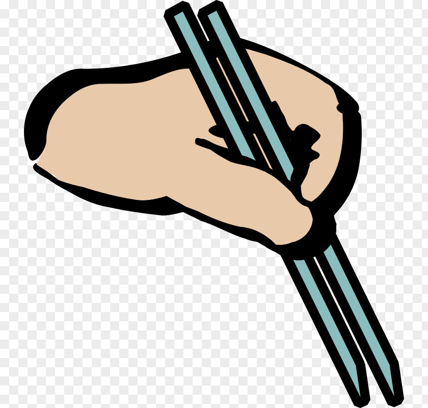 Chopstick Hand Clip Art Openclipart Free Content Vector Graphics PNG