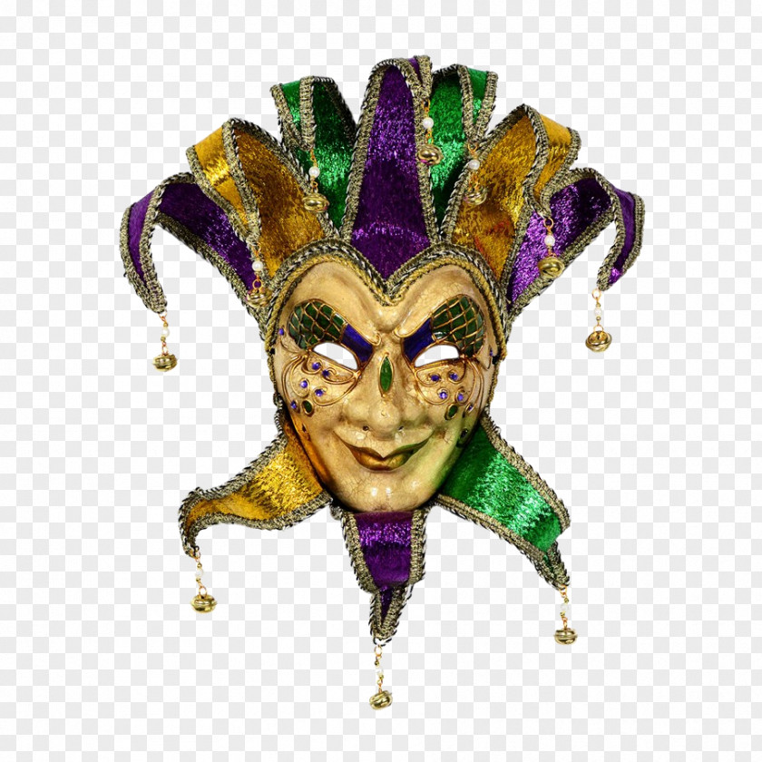Clown Mask Carnival Of Venice New Orleans Mardi Gras PNG
