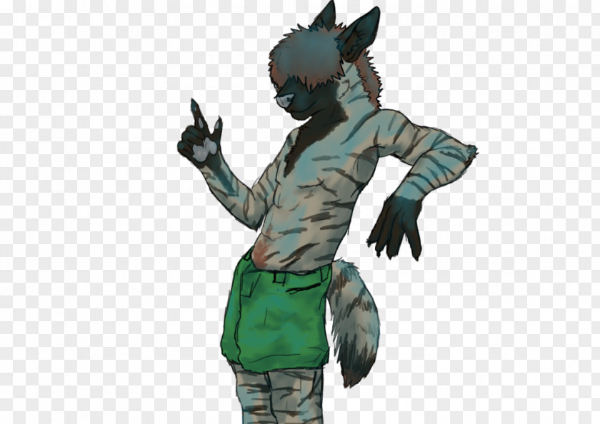 Hyena Horse Cartoon Outerwear Character PNG