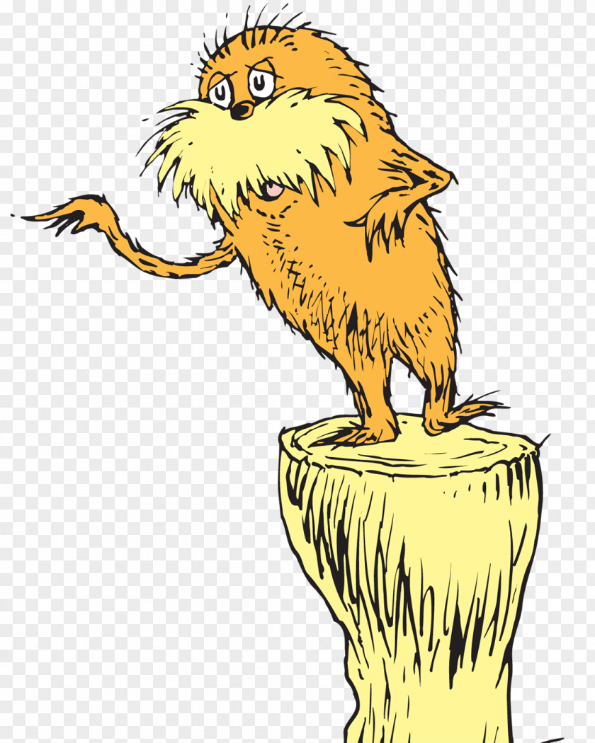 The Lorax Ted Cat In Hat YouTube Once-ler PNG