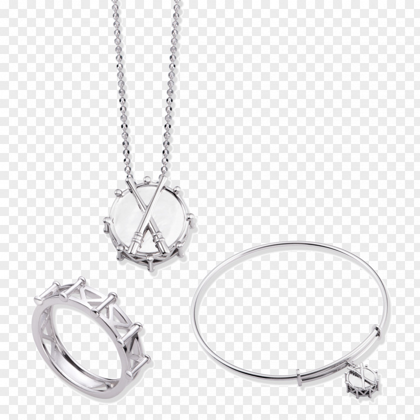 Trống đồng Locket Necklace Silver Body Jewellery PNG