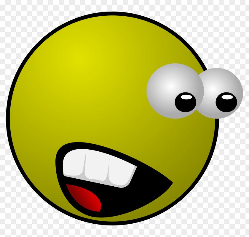 Cartoon Scared Person Smiley Fear Face Clip Art PNG
