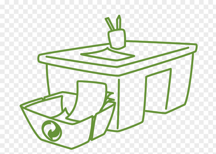 Desk Symbol Recycling Bin Rubbish Bins & Waste Paper Baskets PNG