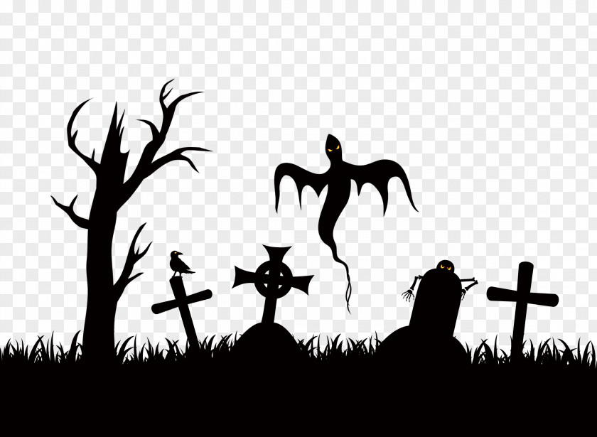 Cemetery Halloween Card Costume Greeting Jack-o-lantern PNG