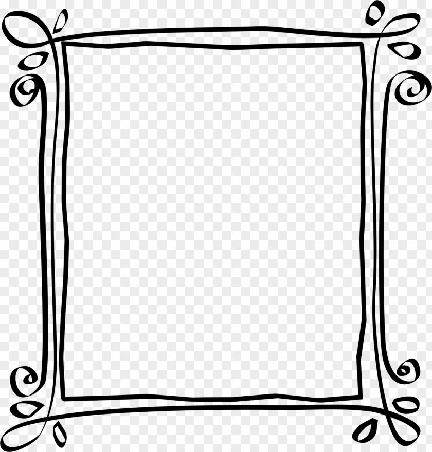 Doodles Picture Frames Paper Scrapbooking Clip Art PNG