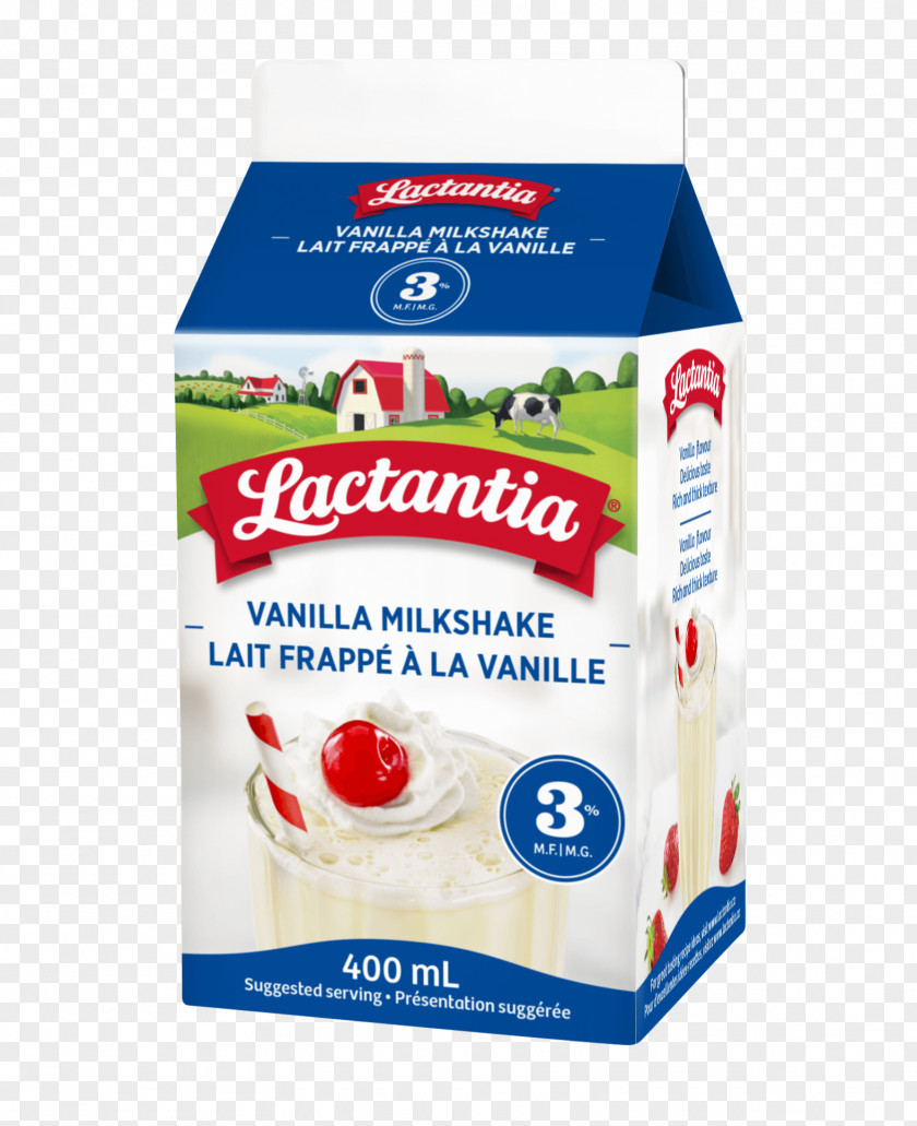 Milkshake Vanilla Cream Crème Fraîche Food Natrel Flavor PNG