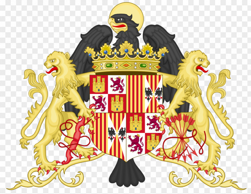 Monarchy Of Spain Kingdom Castile Royal Coat Arms The United PNG