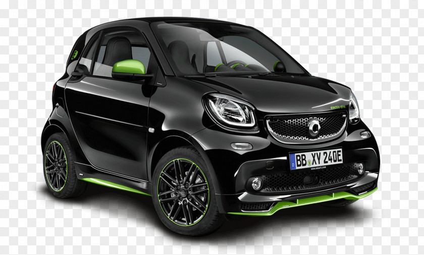 Smart Electric Drive Fortwo Car Forfour PNG