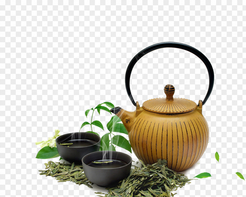 Tea Teapot Green Longjing White Assam PNG