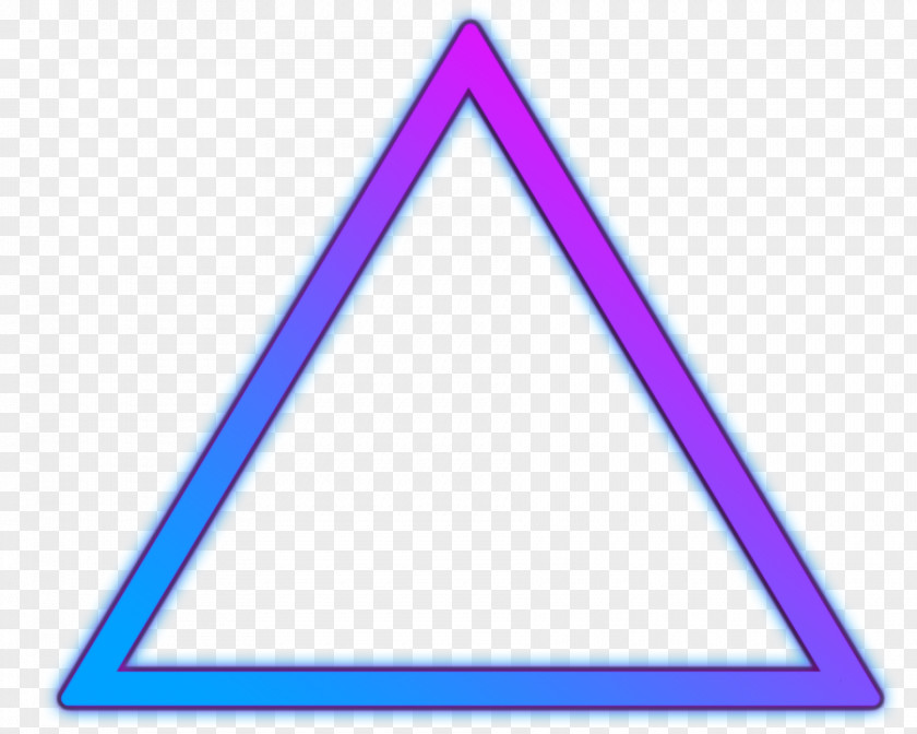 Triangulo Triangle Area Purple Violet PNG