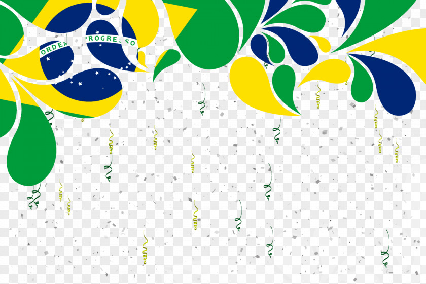 Vector Yellow And Green Background Brazil Party Student Carnival PNG