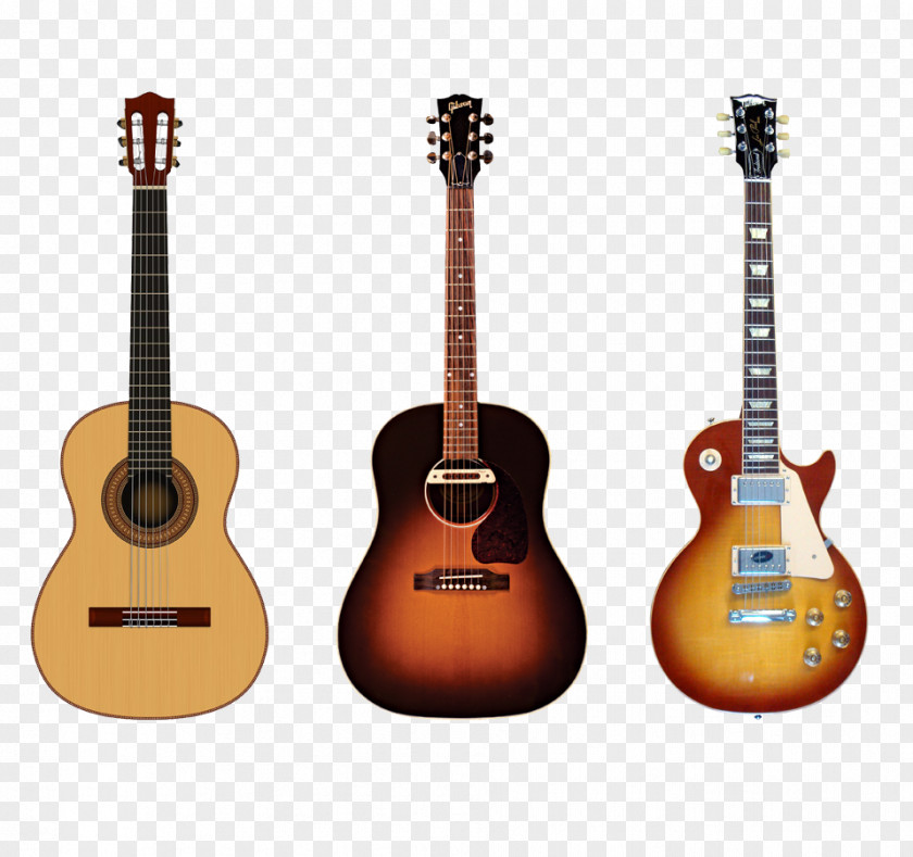 Acoustic Guitar Ukulele Bass Gibson Les Paul Tiple PNG
