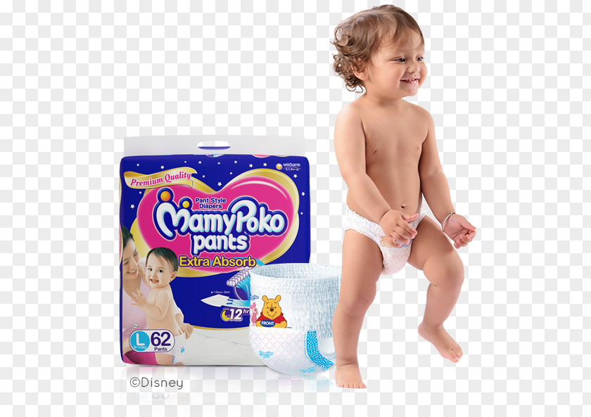 Baby In Diaper Amazon.com MamyPoko Pants Clothing Sizes PNG