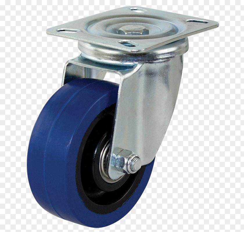 Castor Tire Wheel Caster Natural Rubber Material Handling PNG