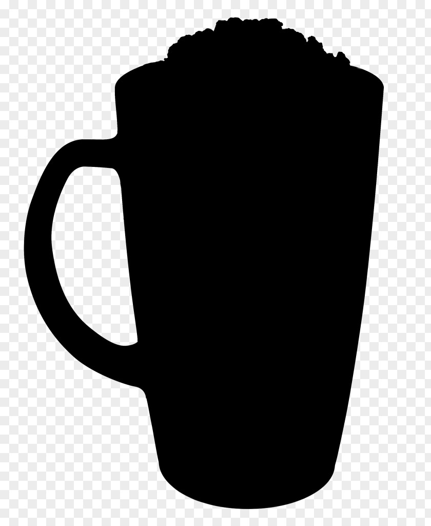 M Product Coffee Cup Mug Black & White PNG
