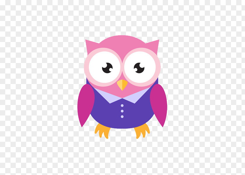 Pink Owl Download Icon PNG