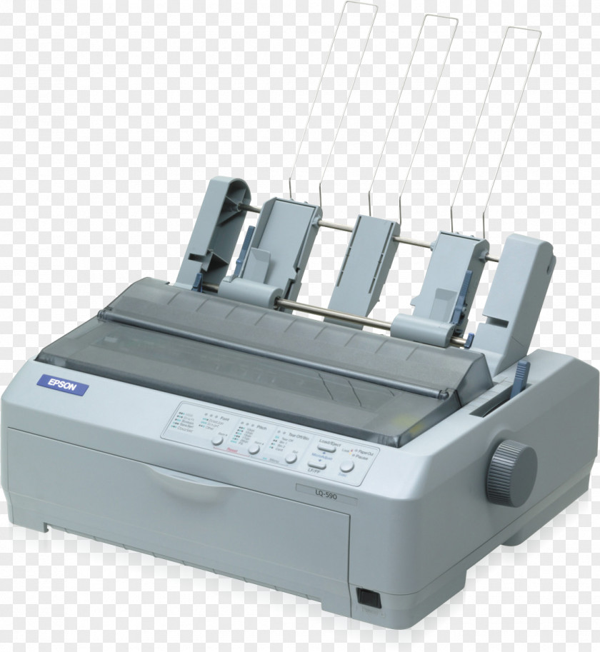 Printer Dot Matrix Printing Epson LQ-590 PNG