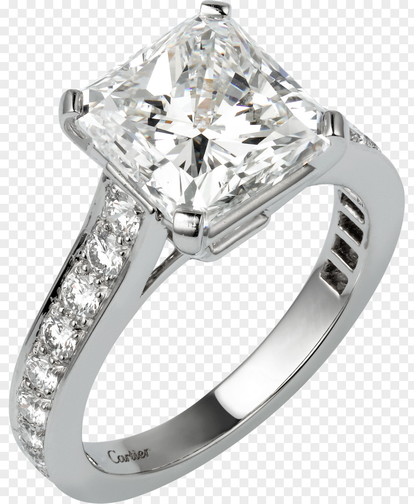 Ring Engagement Cartier Love Bracelet Solitaire PNG