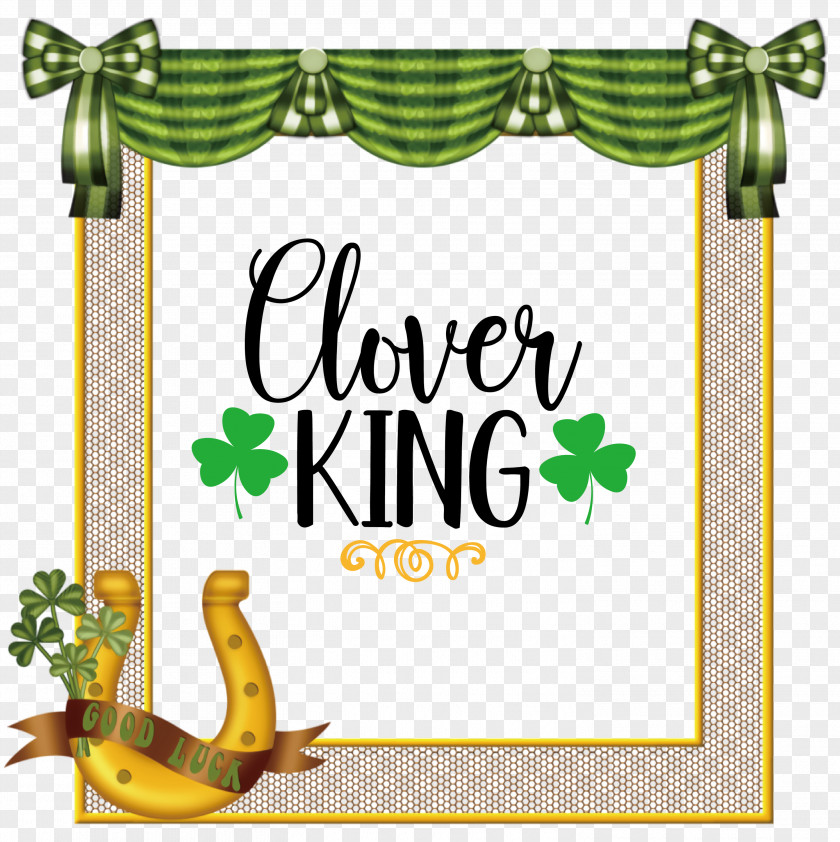 Clover King St Patricks Day Saint Patrick PNG