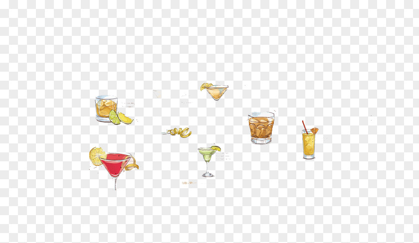 Drink Yellow Pattern PNG