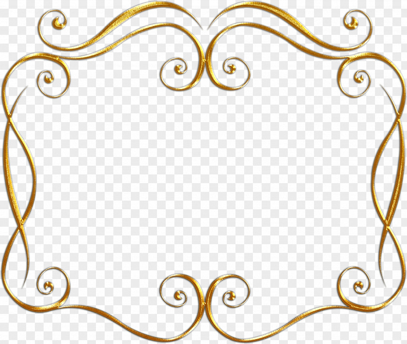 Gold Frame Painting Line Art Clip PNG