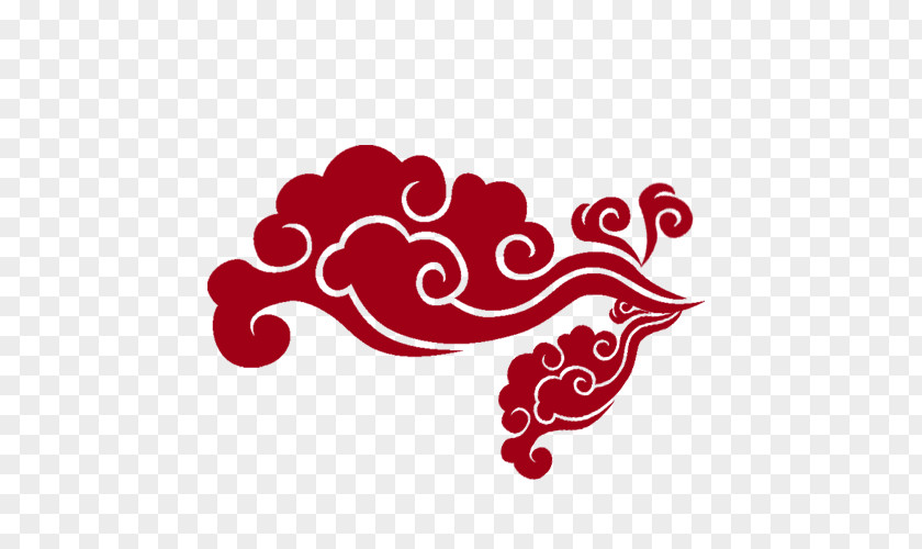 Red Clouds World Wide Web Icon PNG
