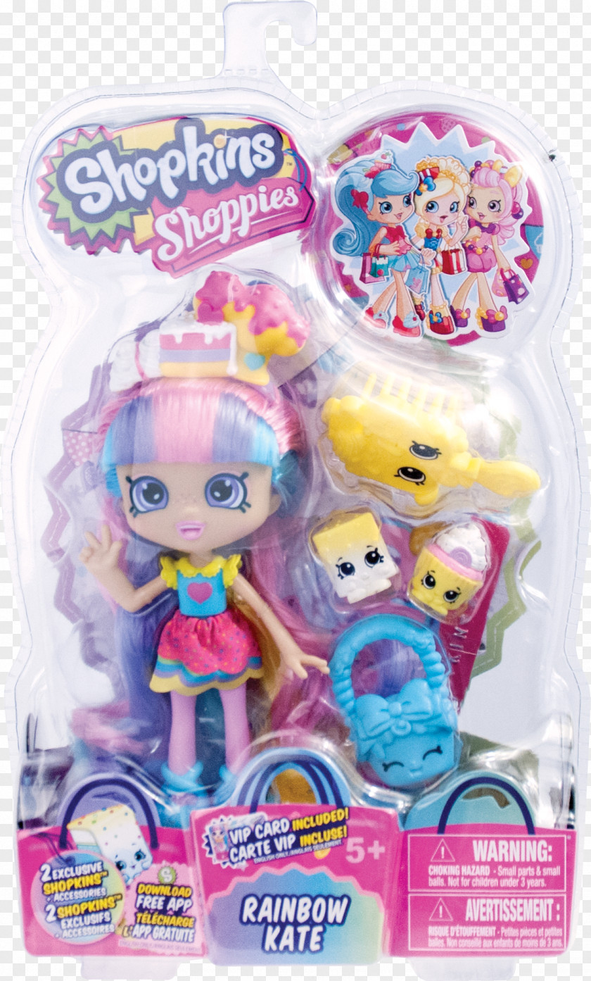 Shopkins Shoppies Doll Rainbow Kate Toy Cake PNG