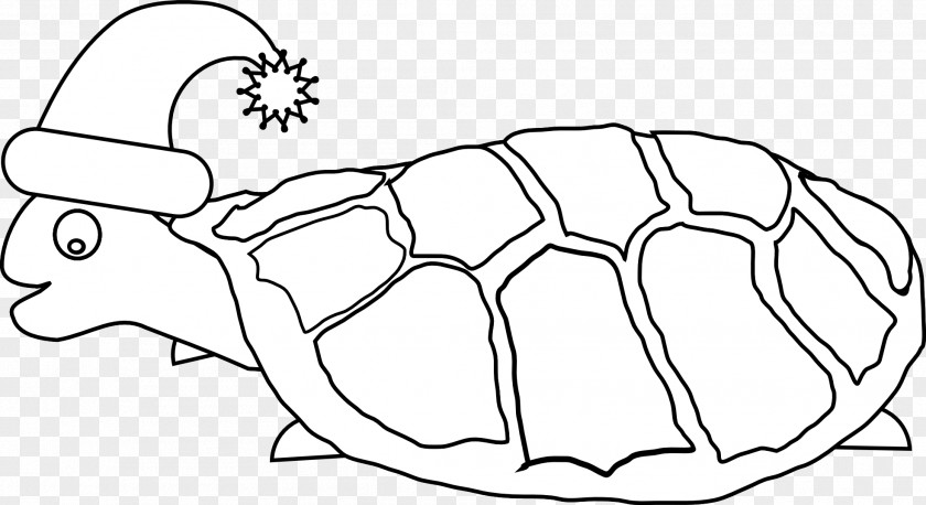 Turtle Santa Claus Coloring Book Christmas Drawing Clip Art PNG