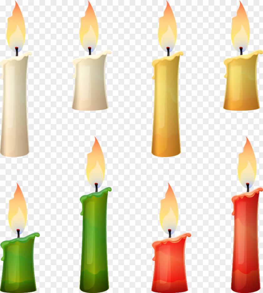 Vector Cartoon Candle Flameless Candles Still Life Photography PNG