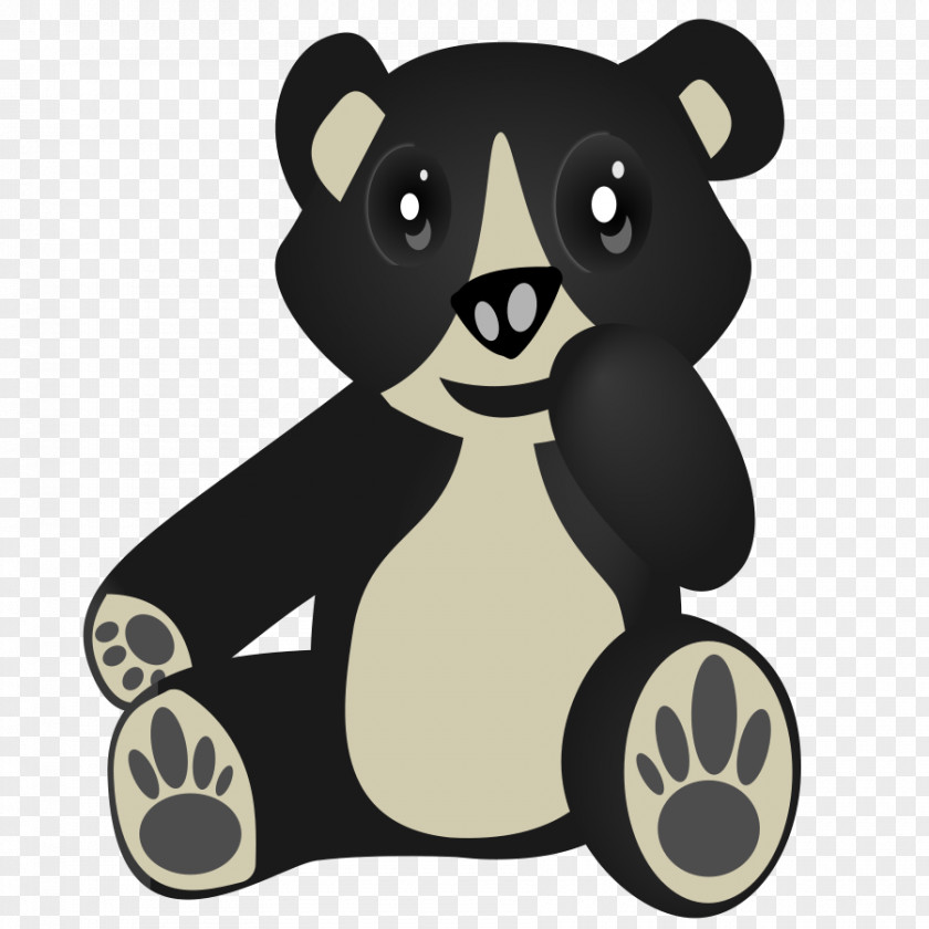 Bear American Black Giant Panda Polar Clip Art PNG