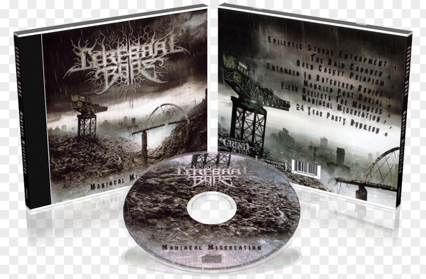 Bore Cerebral Maniacal Miscreation Album Brutal Death Metal PNG