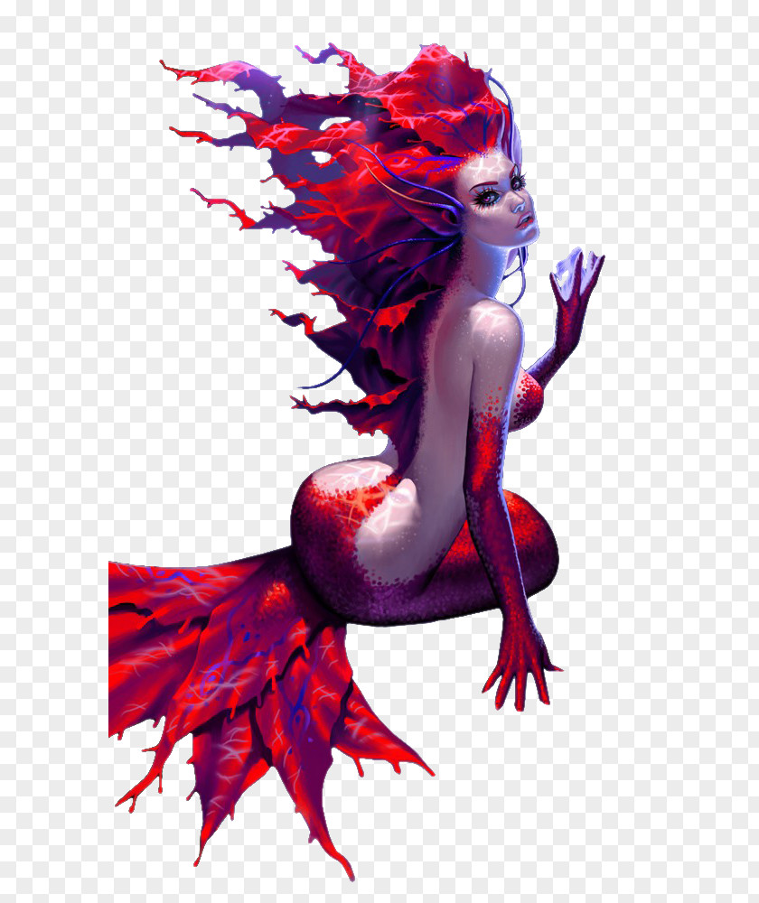 Mermaid Legendary Creature Render Fairy PNG